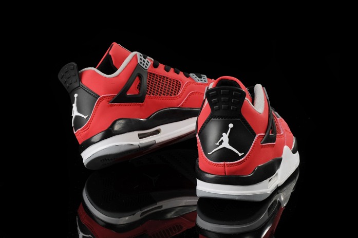 Air Jordan IV 4 Retro Chaussures Femmes Nouveau-Rouge (3)